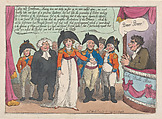 Mrs. Clarke's Farewell To Her Audience. Tailpiece, Thomas Rowlandson  British, Hand-colored etching