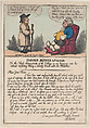 Farmer Blunt's Apology, Thomas Rowlandson British, Hand-colored etching
