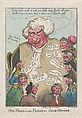 The Head of the Family in Good Humour, Thomas Rowlandson British, Hand-colored etching and aquatint