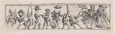 Frieze with children, Christoph Bockstorffer (German, Memmingen ca. 1480–ca. 1553 Colmar), Etching; first state of two (Hollstein)