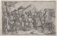 The pardoning of a criminal, Christoph Bockstorffer (German, Memmingen ca. 1480–ca. 1553 Colmar), Etching; second state of two (Hollstein)