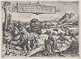 Pride goeth before a fall, Christoph Bockstorffer German, Etching; second state of two (Hollstein)
