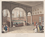 Doctors' Commons, Thomas Rowlandson  British, Hand-colored etching and aquatint