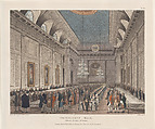 Freemasons' Hall, Great Queen Street, Thomas Rowlandson  British, Hand-colored etching and aquatint
