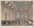 Freemasons' Hall, Great Queen Street, Thomas Rowlandson  British, Hand-colored etching and aquatint