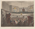Magdalen Chapel, Thomas Rowlandson  British, Hand-colored etching and aquatint