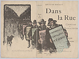 Dans La Rue, Théophile-Alexandre Steinlen  French, born Switzerland, Lithograph