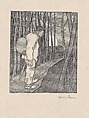 Dans la Vie (Proof for Book Illustration), Théophile-Alexandre Steinlen  French, born Switzerland, Lithograph