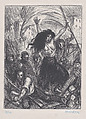 La Barricade, Théophile-Alexandre Steinlen  French, born Switzerland, Lithograph
