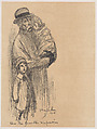 Pour les Familles Dispersées, Théophile-Alexandre Steinlen (French (born Switzerland), Lausanne 1859–1923 Paris), Lithograph