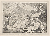 The Polish Dwarf Performing Before the Grand Seignior, Thomas Rowlandson  British, Hand-colored etching and aquatint