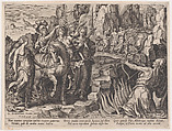 Choosing Virtue, from "The Course of Human Life", Pieter Jalhea Furnius  Flemish, Engraving