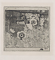 To the Spring (An den Frühling), Heinrich Vogeler (German, Bremen 1872-1942 Kazakhstan), Ten etchings in portfolio with woodcut title and printed boards
