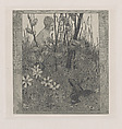 To the Spring (An den Frühling), Heinrich Vogeler (German, Bremen 1872-1942 Kazakhstan), Ten etchings in portfolio with woodcut title and printed boards