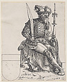 Maximilian I, from Herberstain, Rerum Moscoviticarum Commentarii, Augustin Hirschvogel German, Etching