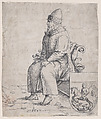 Basil (Basilius), Grand Duke of Russia, Augustin Hirschvogel  German, Etching