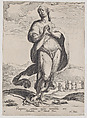 Faith, from "Virtues and Vices", Zacharias Dolendo  Netherlandish, Engraving; New Hollstein's first of two