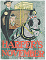 Harper's, November, Edward Penfield (American, Brooklyn, New York 1866–1925 Beacon, New York), Lithograph