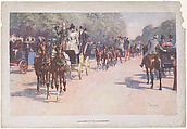 The Charge of the Four Hundred, Thure de Thulstrup  American, born Sweden, Color lithograph