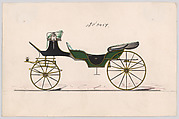 Vis-a-Vis #3459, Brewster & Co. American, Pen and black ink, watercolor and gouache with gum arabic