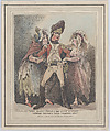How Happy Could I Be With Either, Were t'Other Dear Charmer Away, Thomas Rowlandson  British, Hand-colored etching