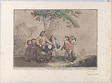 Too Many for a Jew, Thomas Rowlandson  British, Hand-colored etching and aquatint