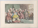 The Consultation, or Last Hope, Thomas Rowlandson  British, Hand-colored etching