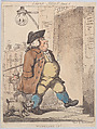 Waddling In!, Thomas Rowlandson British, Hand-colored etching