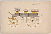 Slat Side Break #4168, Brewster & Co.  American, Graphite, pen and black ink, watercolor and gouache