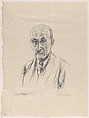 Portrait of Max Liebermann, Max Liebermann  German, Wood engraving