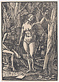 The Fall of Man, Ludwig Krug German, Woodcut; third state of three