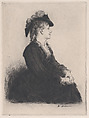 Portrait of Princess Colonna, Marcellin Desboutin  French, Drypoint; fifth state of five