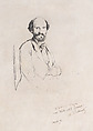 Portrait of Charles Hayem, Marcellin Desboutin  French, Drypoint; first state of three