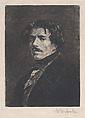Portrait of Eugène Delacroix, Marcellin Desboutin  French, Heliogravure