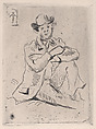 Portrait of Guillaumin with a Hanging Man, Paul Cézanne  French, Etching and drypoint; second state of two (restrike)