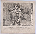 Walking Up the High Street, Edinburgh (Picturesque Beauties of Boswell, Part the First), Thomas Rowlandson  British, Etching