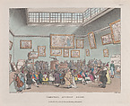 Christie's Auction Rooms, Thomas Rowlandson  British, Hand-colored etching and aquatint