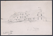 Wooden House near the Water (perhaps an early idea for Cliffs, Manchester, Massachusetts), Arthur Little  American, Graphite