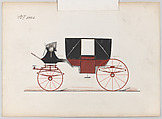 Landau #1046, Brewster &amp; Co. (American, New York), Pen and black  ink, watercolor and gouache with gum arabic