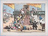 Sports of a Country Fair, Thomas Rowlandson  British, Hand-colored etching