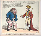 A New French Phantasmagoria, Thomas Rowlandson British, Hand-colored etching
