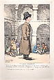 Thomas Simmons, Thomas Rowlandson British, Hand-colored etching and stipple