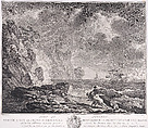 Port of Livorne, Joseph Vernet French, Engraving; first state of two