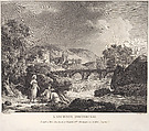 The Old Fortress, Joseph Vernet French, Engraving
