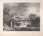 The Old Fortress, Joseph Vernet French, Engraving; second state of two