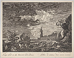 Nanque aliud ex alio clarescere corde uidemus. Artibus ad summus donec uenere cacumen., Joseph Vernet French, Engraving