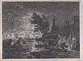 Night, Joseph Vernet French, Engraving