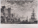 Second View of the Port of Livourne, Joseph Vernet French, Engraving