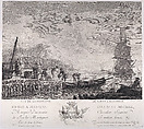 View of the Fountain of St. John in Marseille, Joseph Vernet French, Engraving