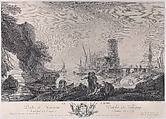 The Calm, Joseph Vernet French, Engraving